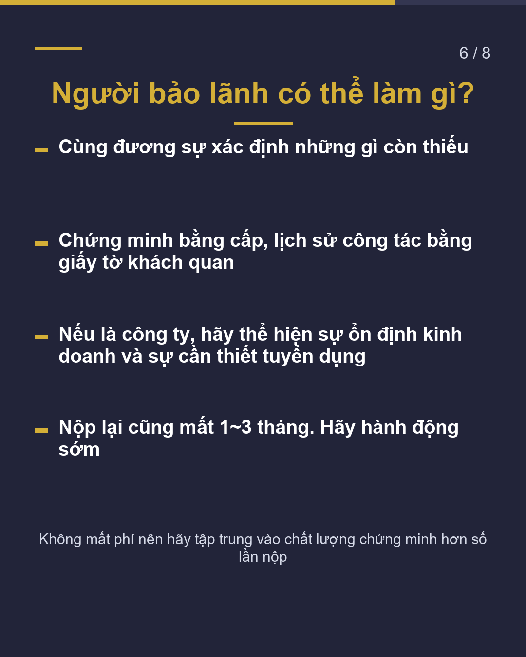 COE bị từ chối thì phải làm gì?(6/8)
