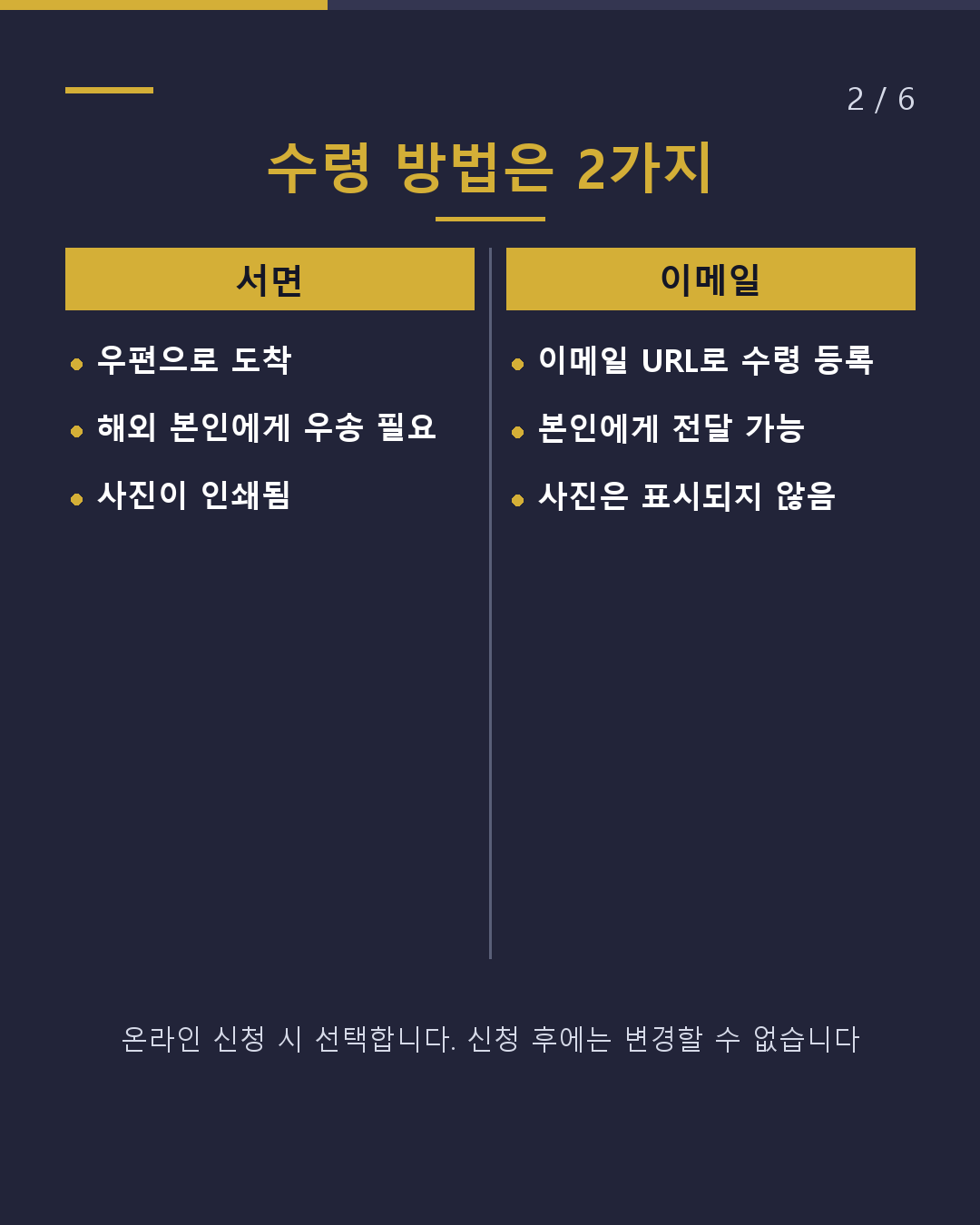 재류자격인정증명서 받은 후 먼저 확인할 사항(2/6)
