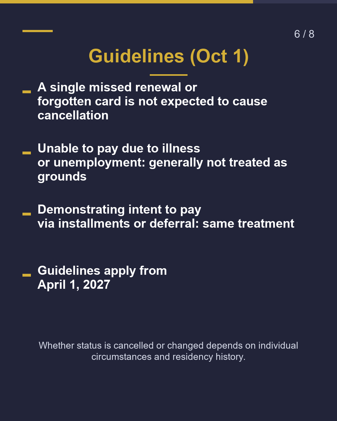 Permanent Residents: Your To-Do List New Rules Apr 2027（6/8）