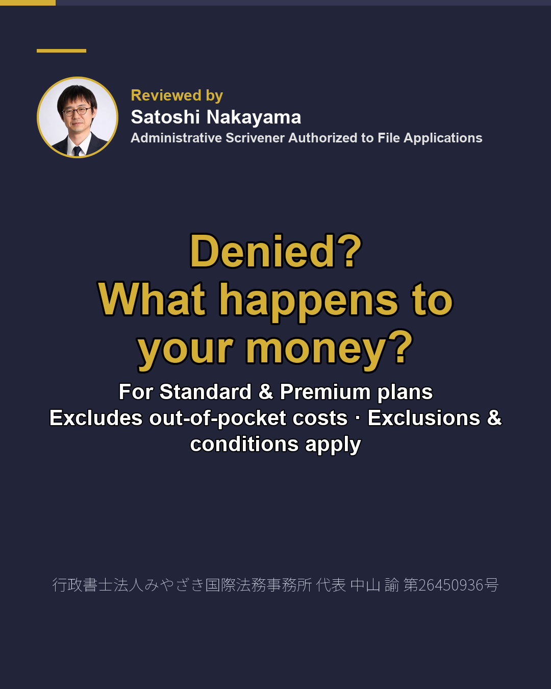 Denied? What happens to your money?