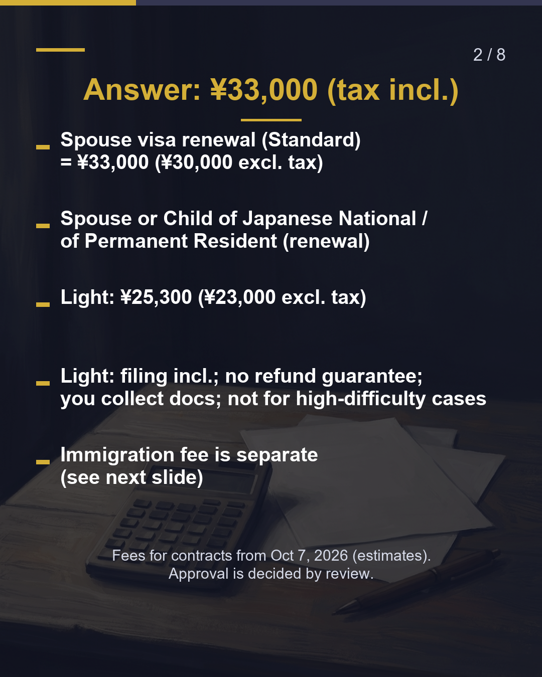 Spouse Visa Renewal: What Does It Cost?（2/8）