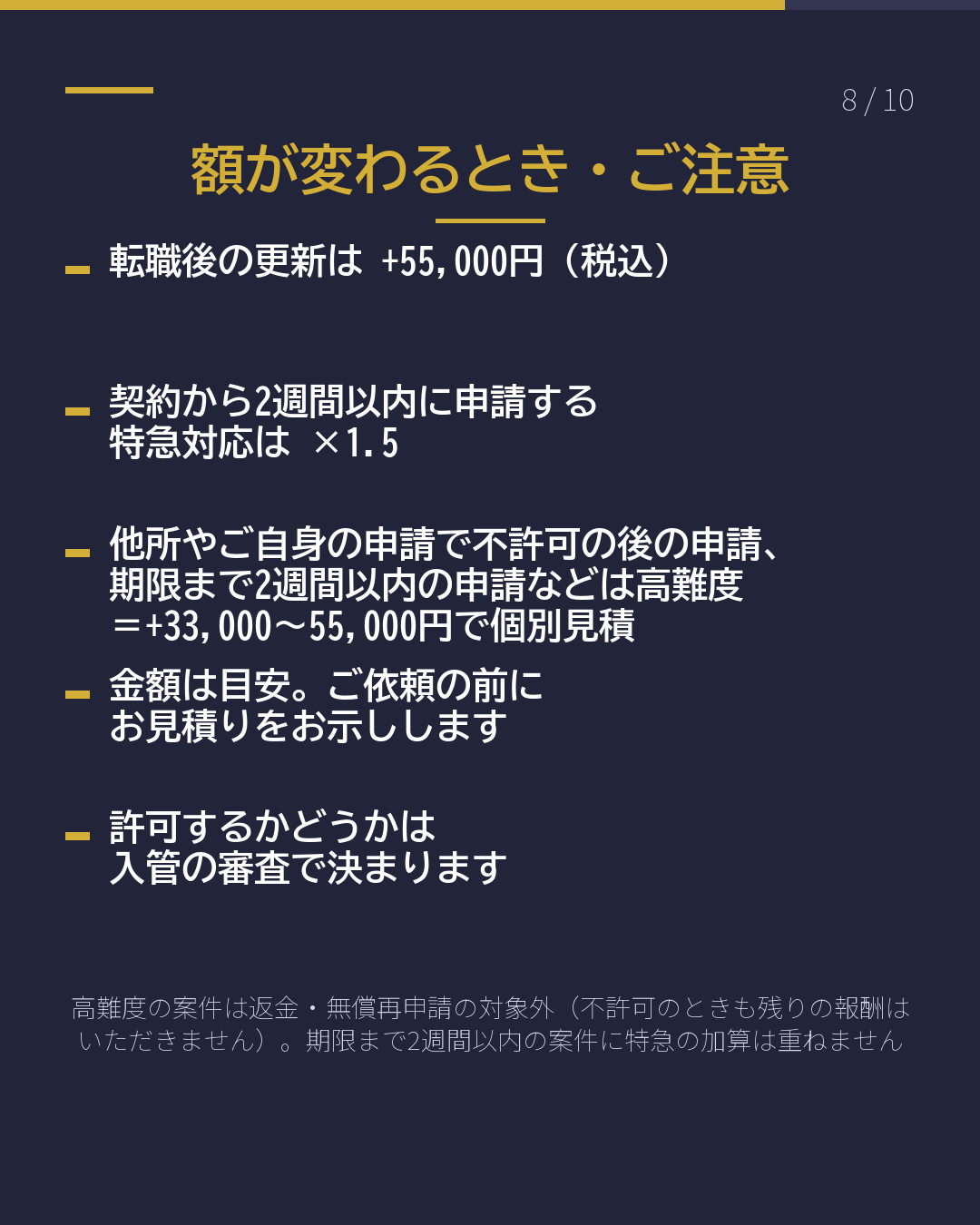 更新を頼むと、 いくら?(8/10)