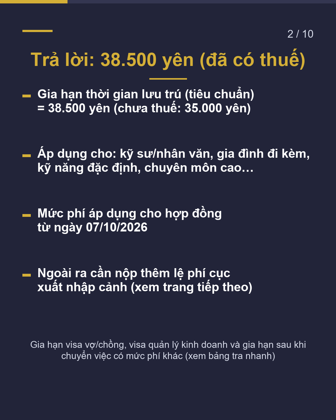 Phí ủy thác gia hạn visa là bao nhiêu?(2/10)