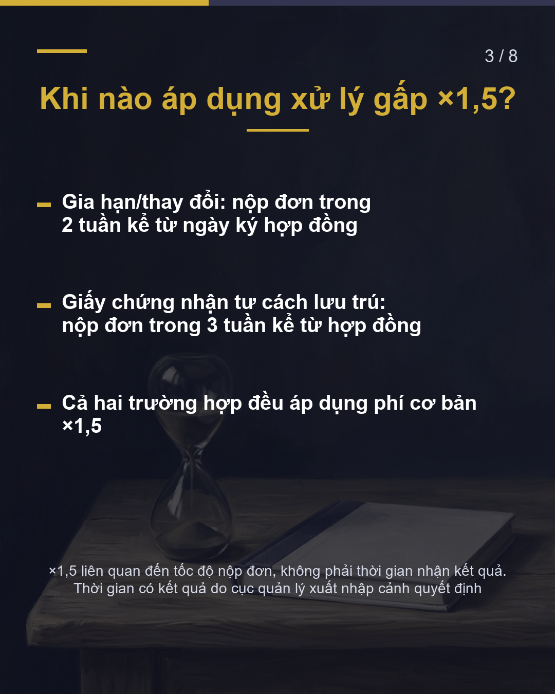 "2 tuần" là mốc Nhờ gấp thì phí thay đổi ra sao?(3/8)