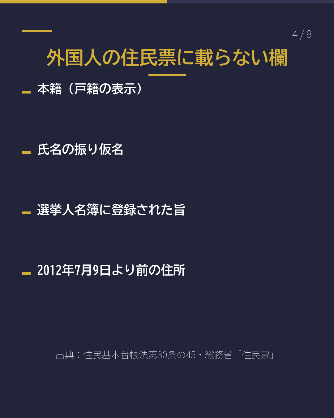 入管に出す住民票 どの欄を見る?(4/8)