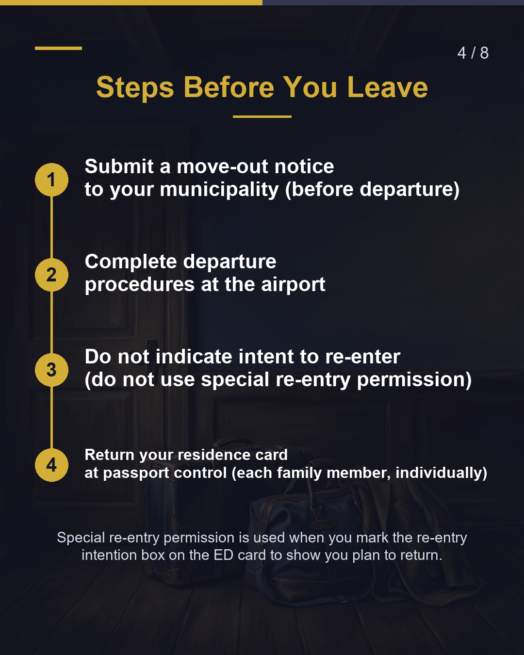 Leaving Japan for Good? 3 Things to Do First（4/8）