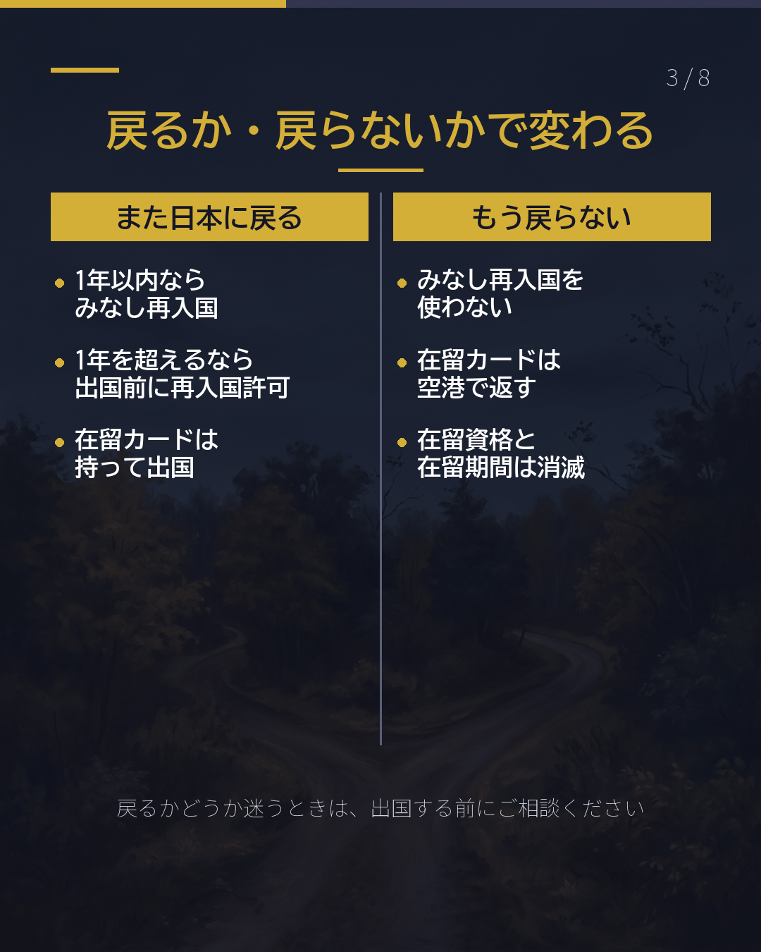 もう日本に戻らない 帰国の前に やること3つ(3/8)