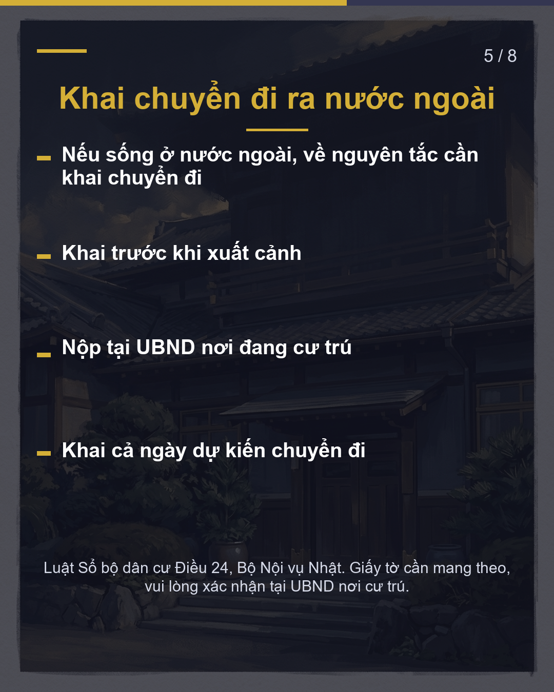 Không còn ở lại Nhật Trước khi về nước 3 việc cần làm(5/8)