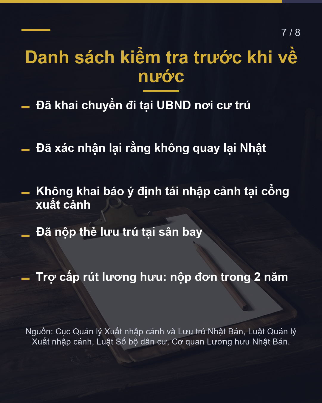 Không còn ở lại Nhật Trước khi về nước 3 việc cần làm(7/8)