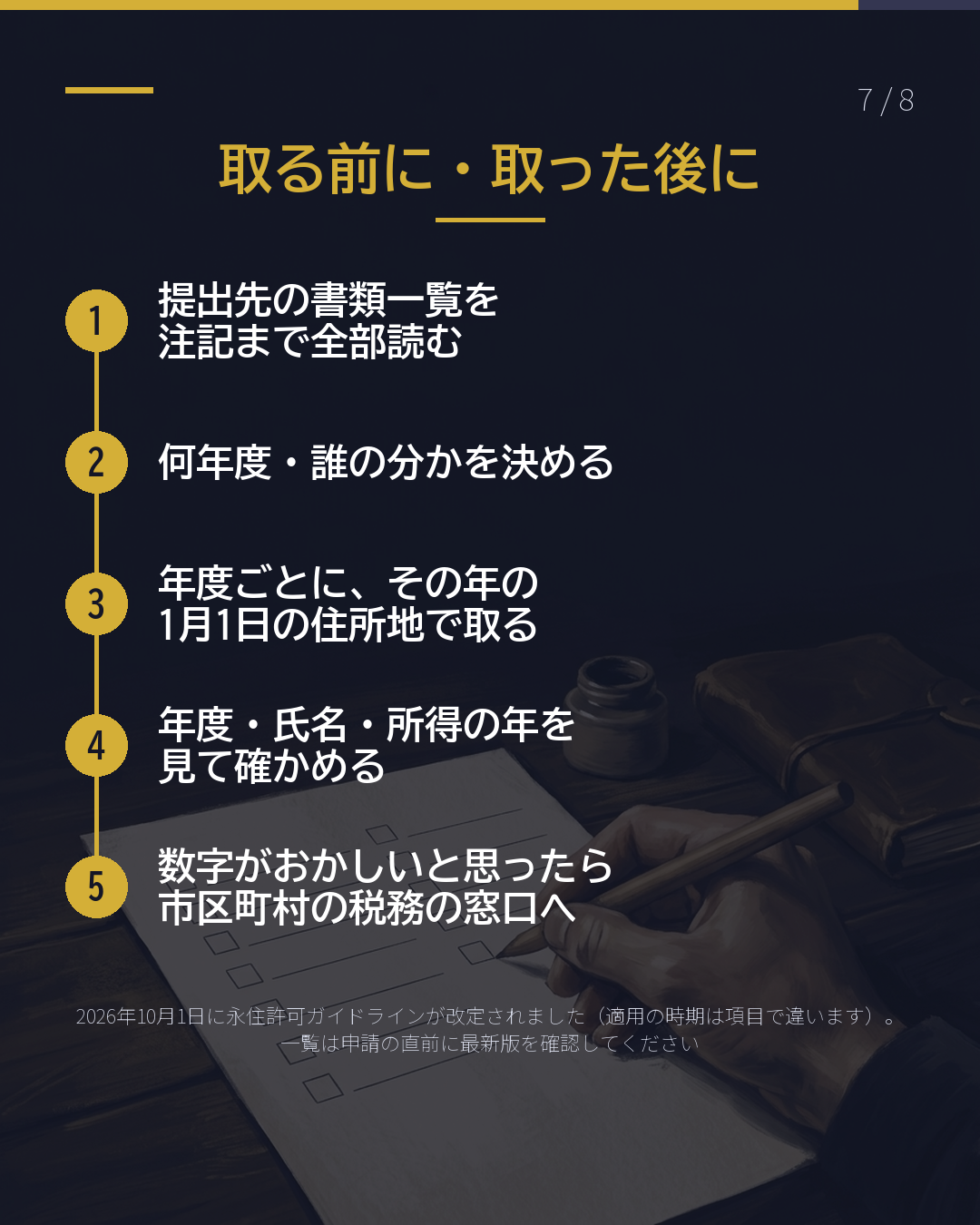 令和8年度の証明書 =去年の所得(7/8)