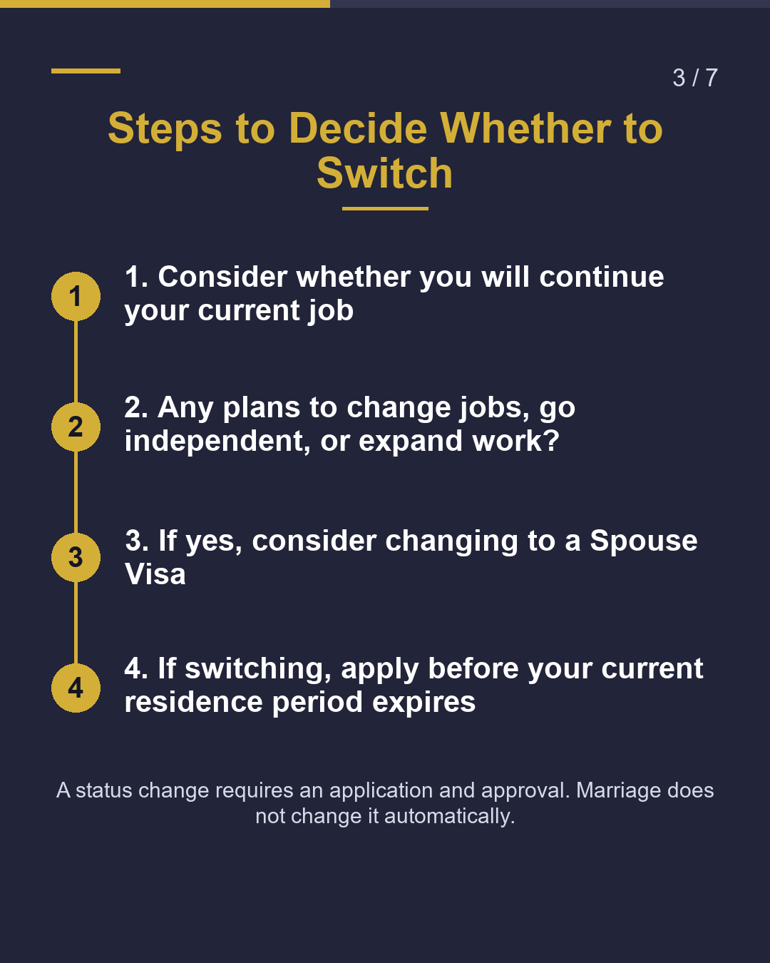 Married to a Japanese? Keep Your Work Visa or Switch to Spouse?（3/7）
