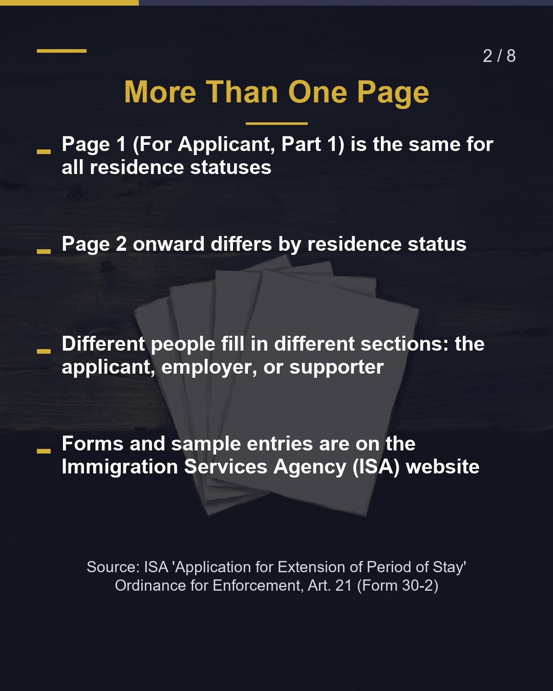 Renewal Form: What Goes in Each Field?（2/8）