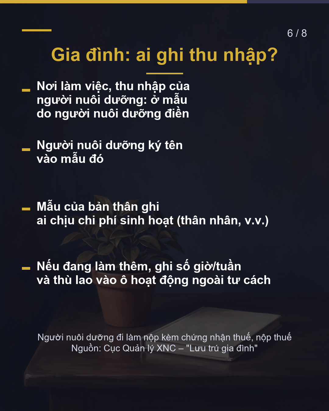 Đơn xin gia hạn Ô này viết gì?(6/8)
