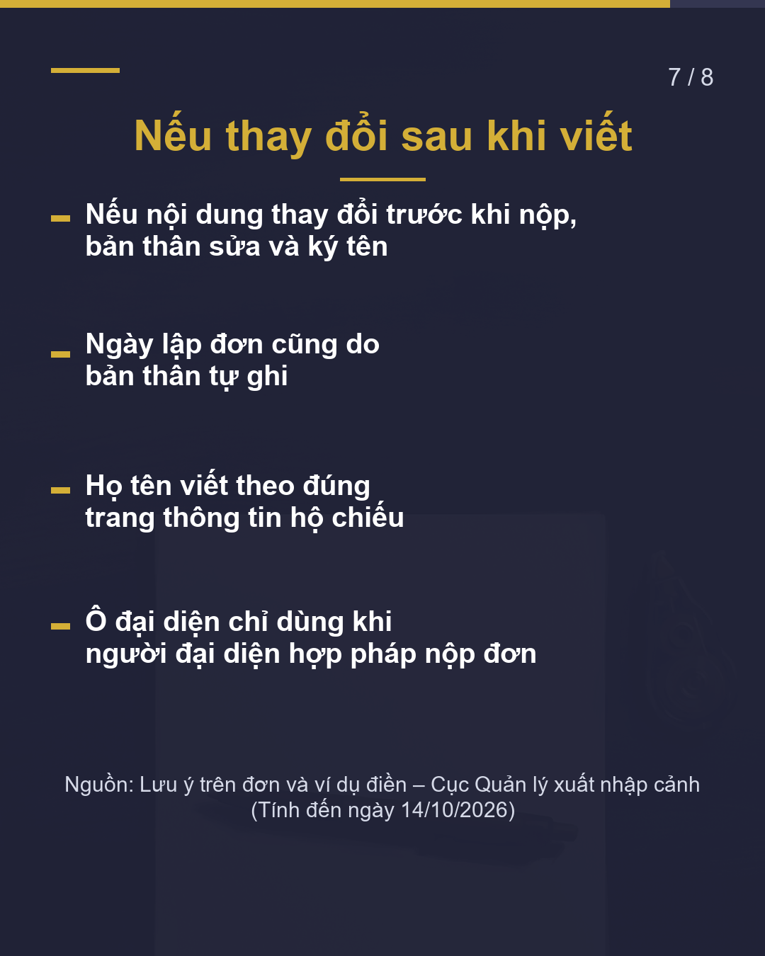 Đơn xin gia hạn Ô này viết gì?(7/8)