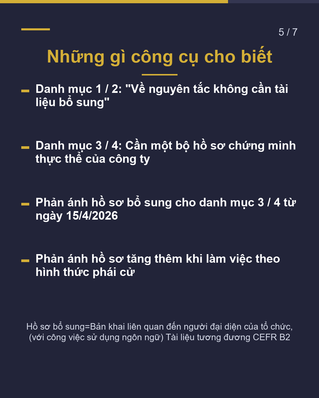 Hồ sơ visa Gijinkoku Phụ thuộc vào phân loại doanh nghiệp(5/7)