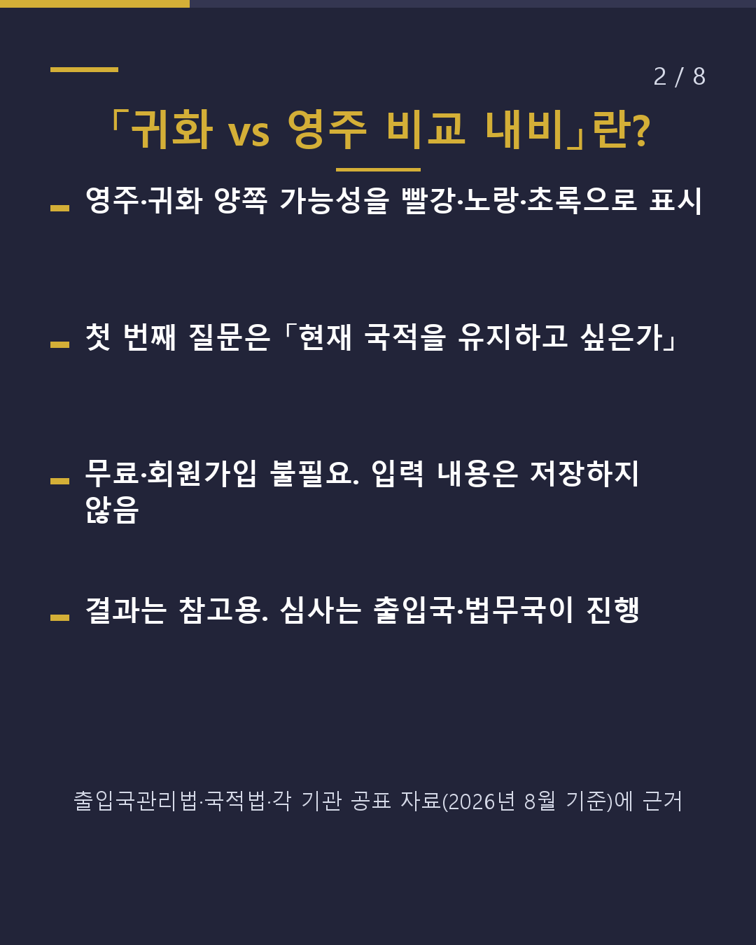 귀화 vs 영주 어느 쪽을 목표로 할까?(2/8)