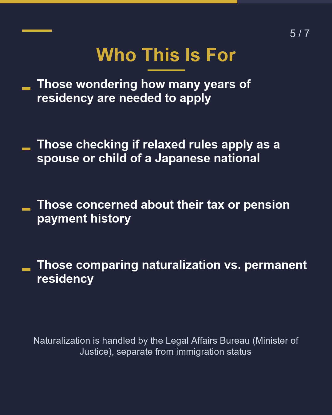 Check Your Naturalization Prospects for Free（5/7）