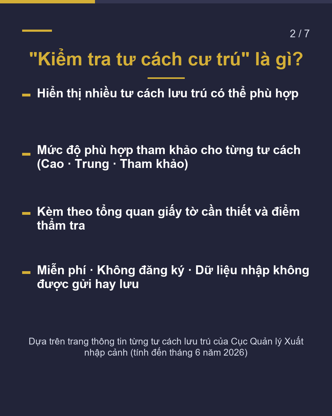 Tư cách lưu trú phù hợp với bạn là gì?(2/7)