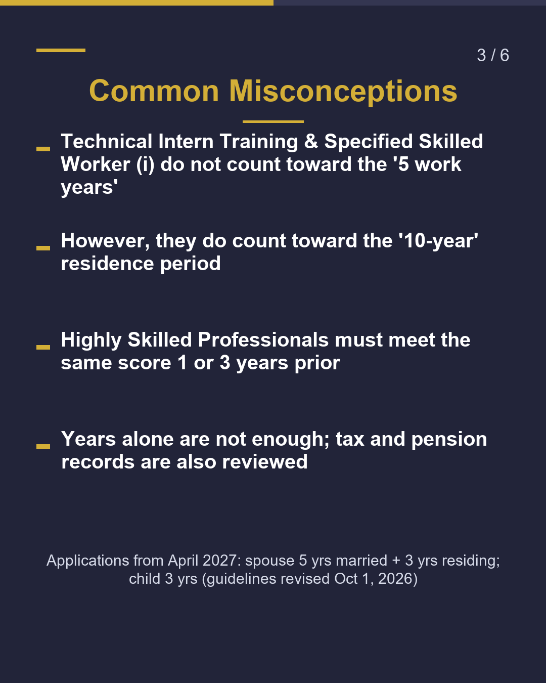 How Many More Years Until Permanent Residency?（3/6）
