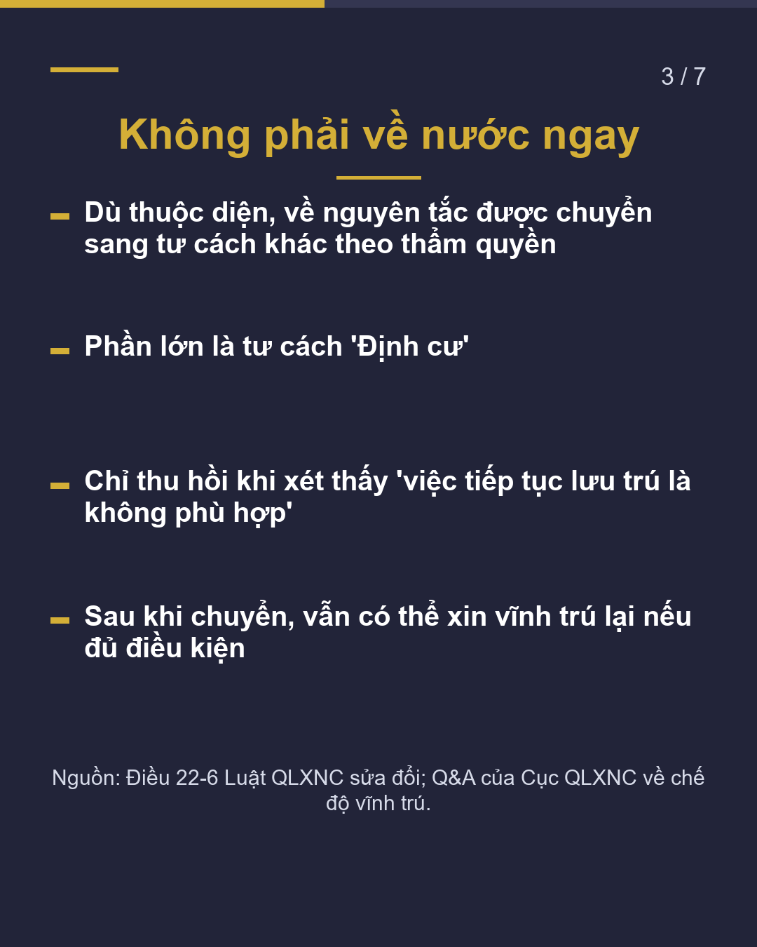 Vĩnh trú có thể bị thu hồi khi nào?(3/7)