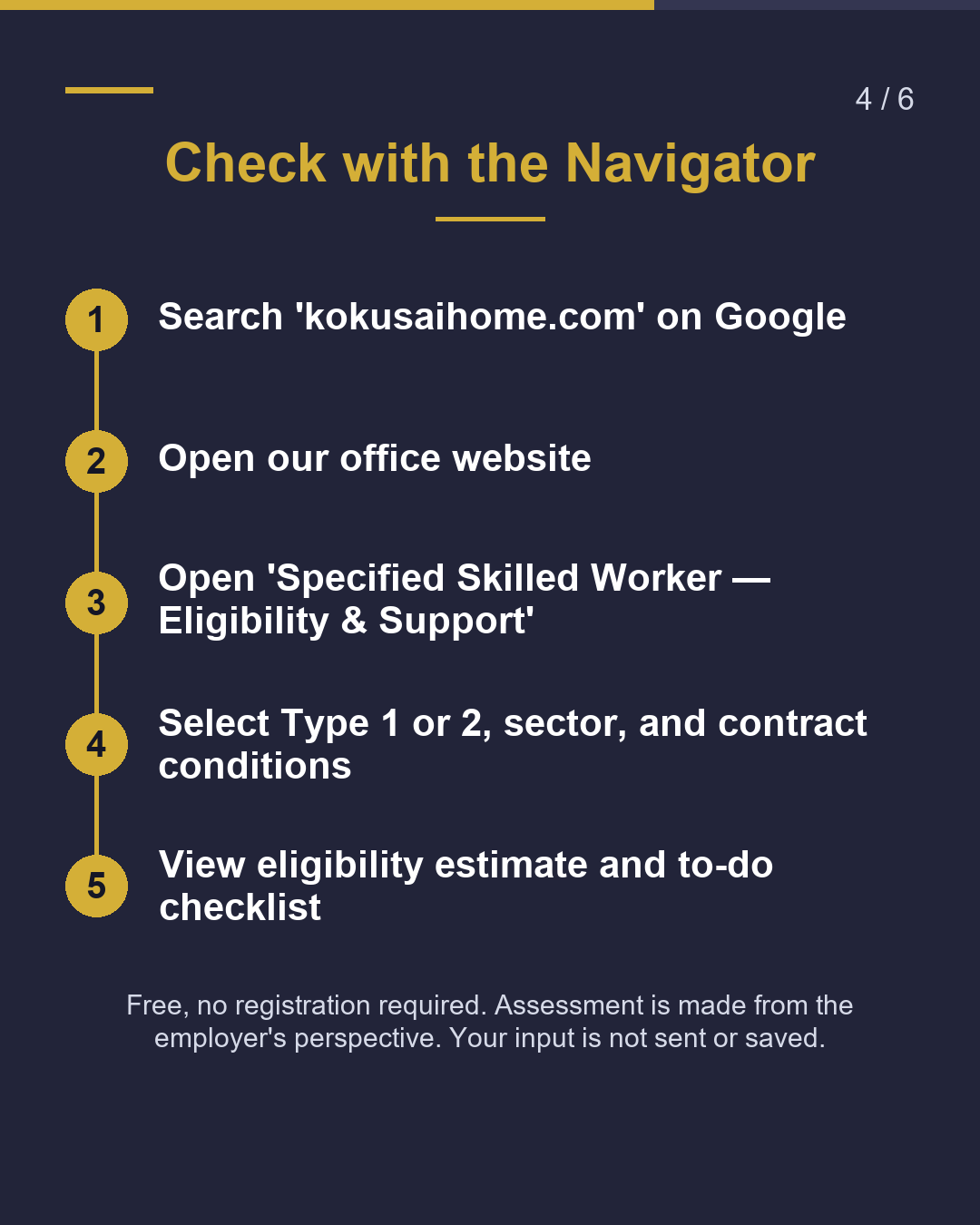 Specified Skilled Worker Type 1: 5-Year Cumulative Limit How Is Type 2 Different?（4/6）