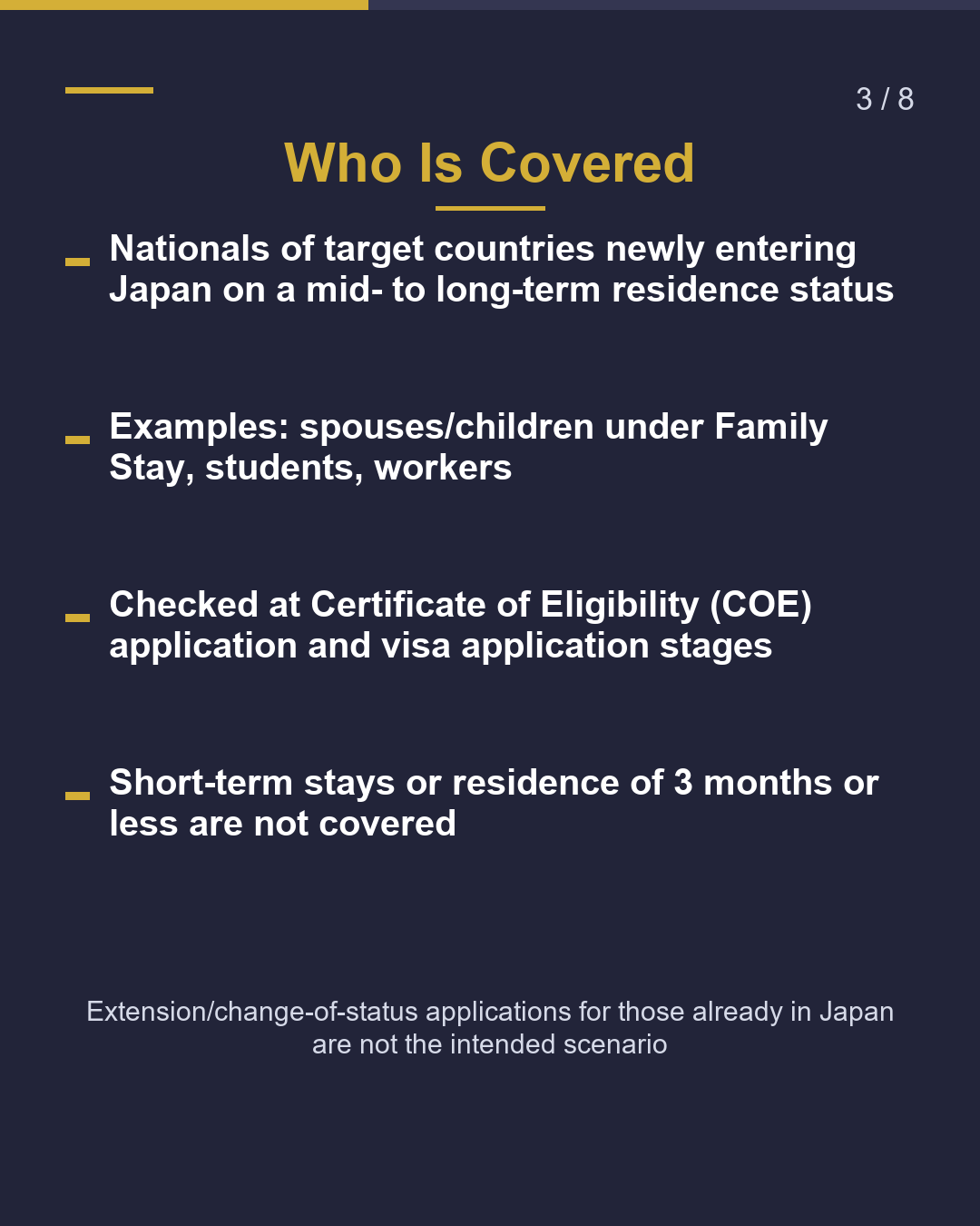 Pre-Entry TB Test Which Countries Need It?（3/8）