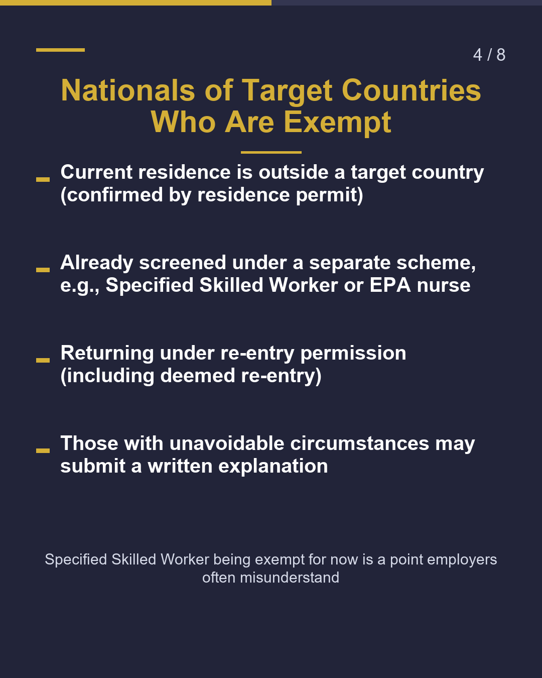 Pre-Entry TB Test Which Countries Need It?（4/8）
