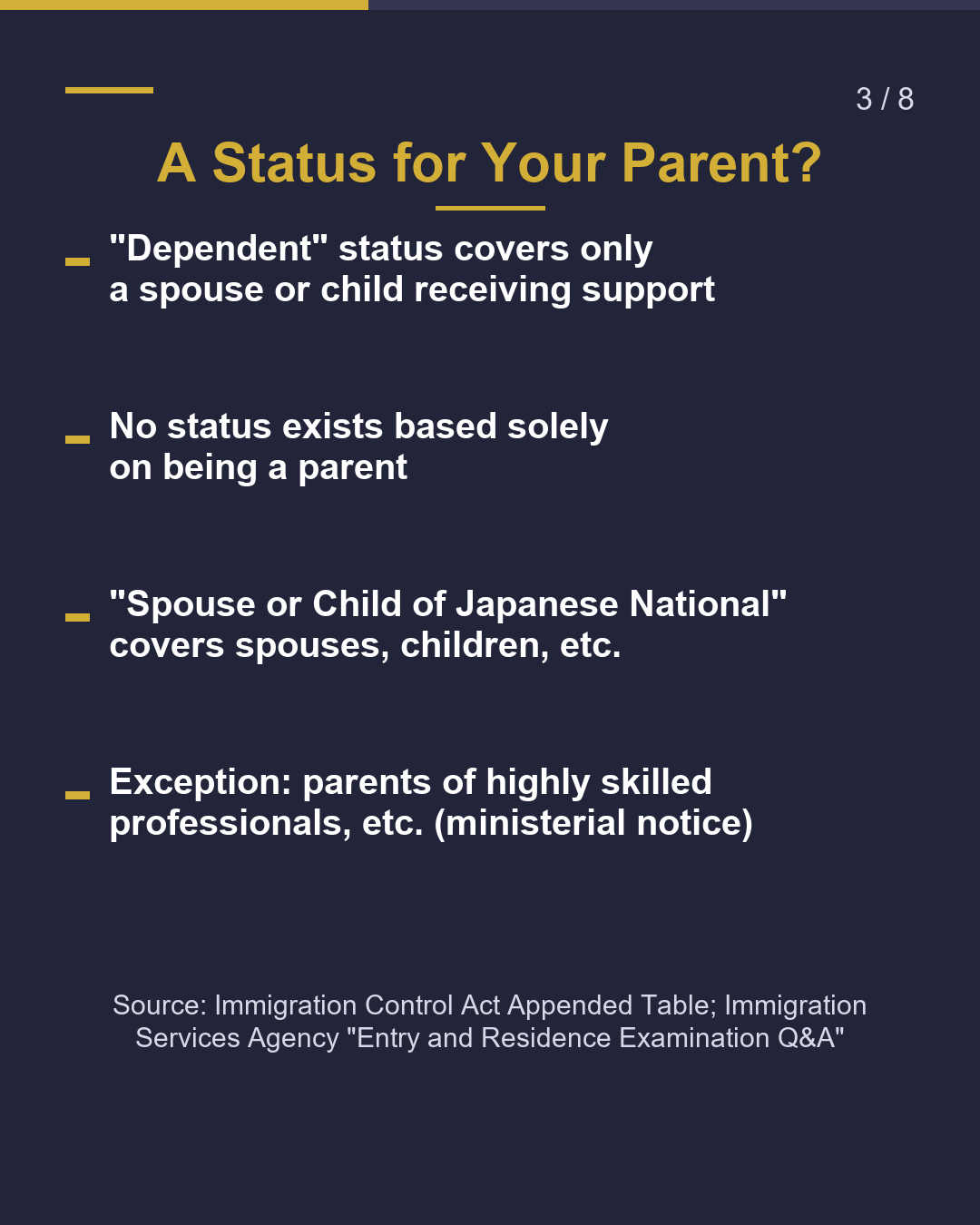 Bring a Parent to Japan? Max 90-Day Visit（3/8）