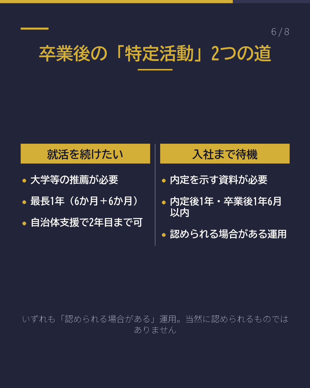 内定が出たら 留学→就労ビザ いつ申請する?(6/8)