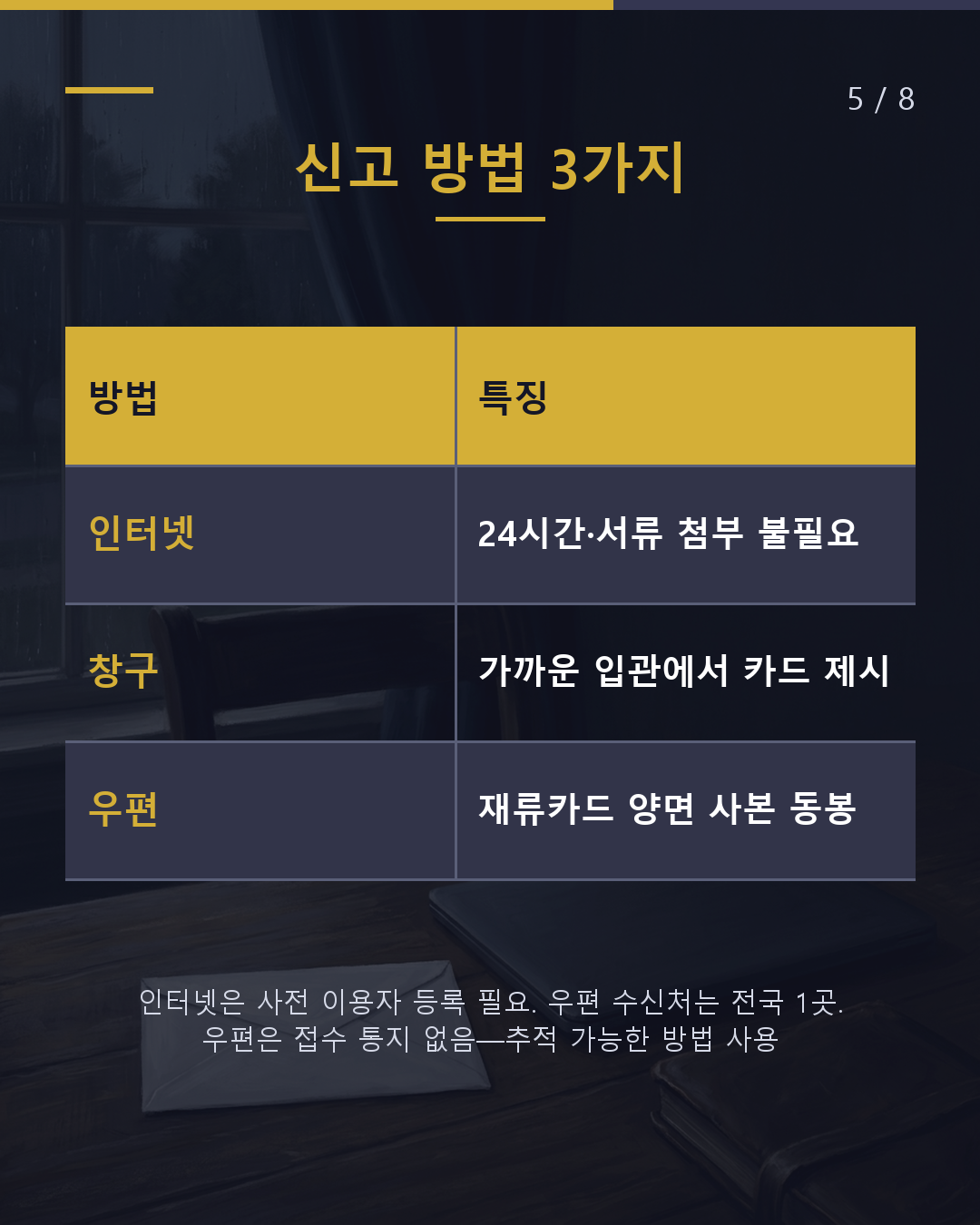 전학·중퇴·졸업 입관에 14일 이내 신고하세요(5/8)