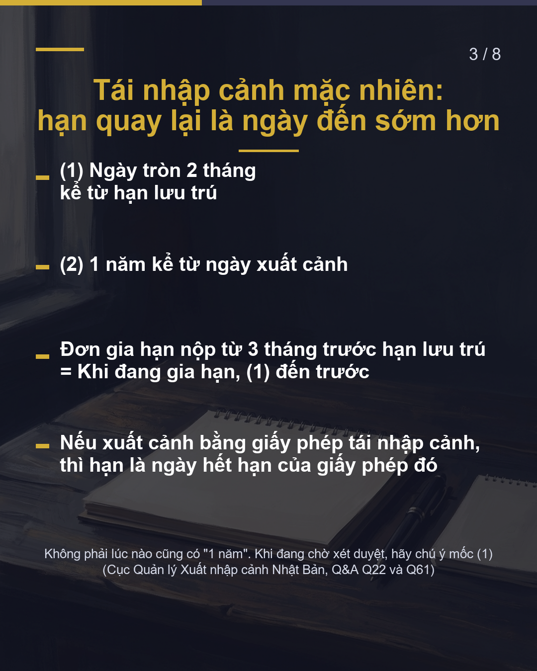 Về nước khi chờ duyệt Quay lại trong 2 tháng sau hạn lưu trú(3/8)