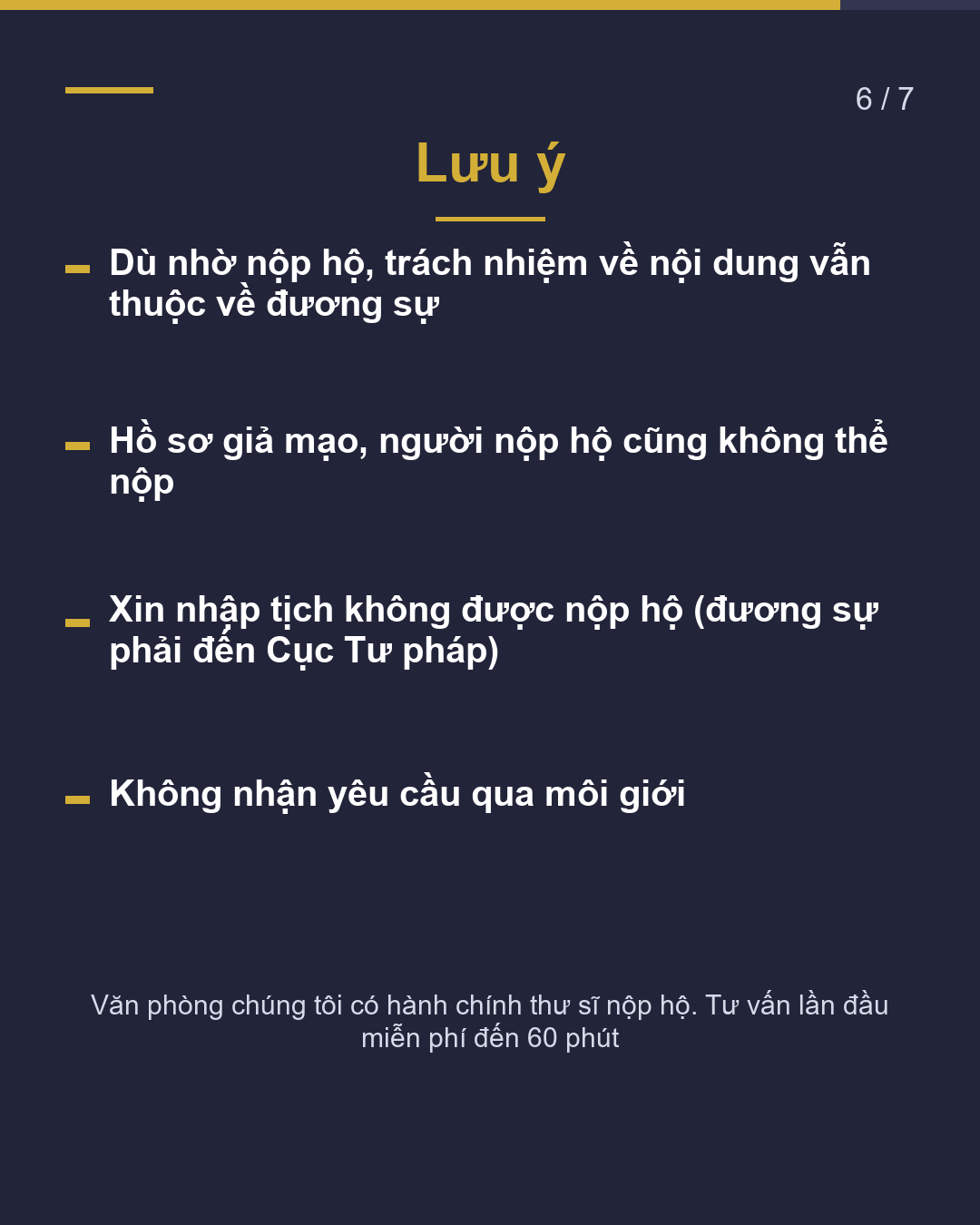 "Nộp hộ hồ sơ" là gì?(6/7)