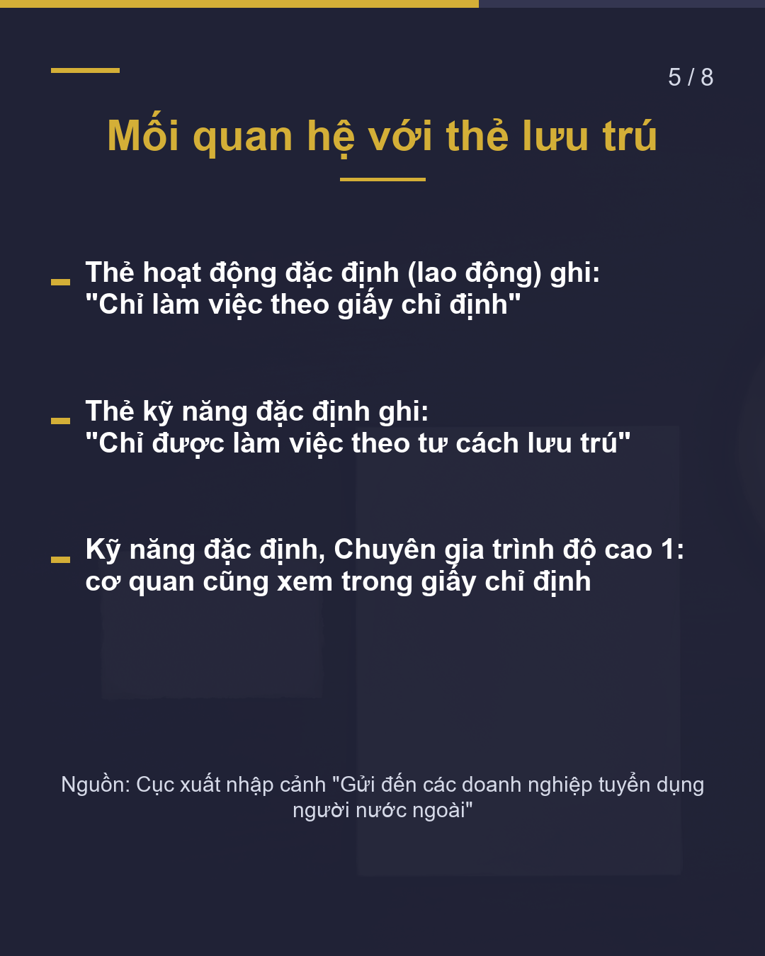 Tờ giấy dán trong hộ chiếu là gì vậy?(5/8)