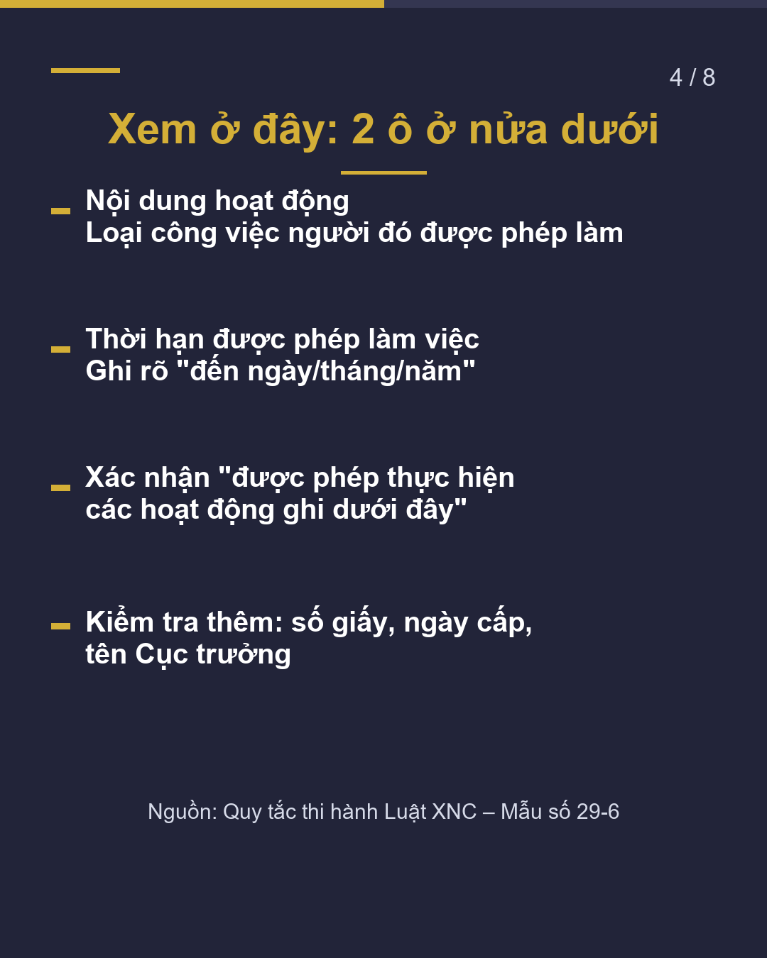 Trước khi đổi việc? Chỉ cần xem 2 ô(4/8)