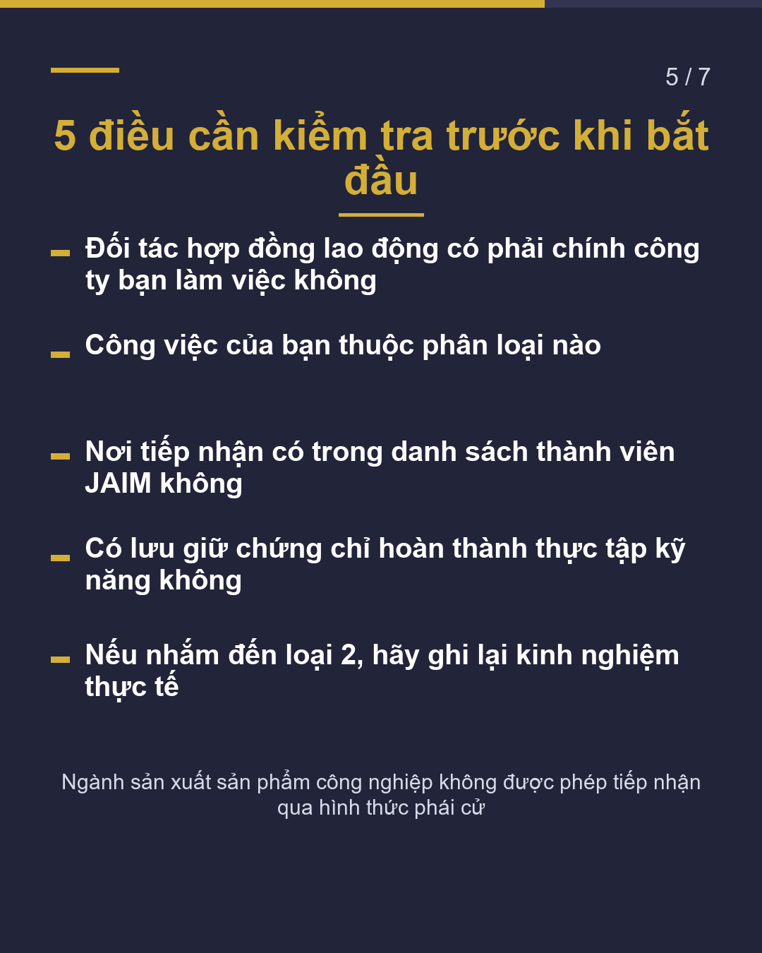Sản xuất công nghiệp tại Miyazaki 5 điều kiểm tra trước(5/7)