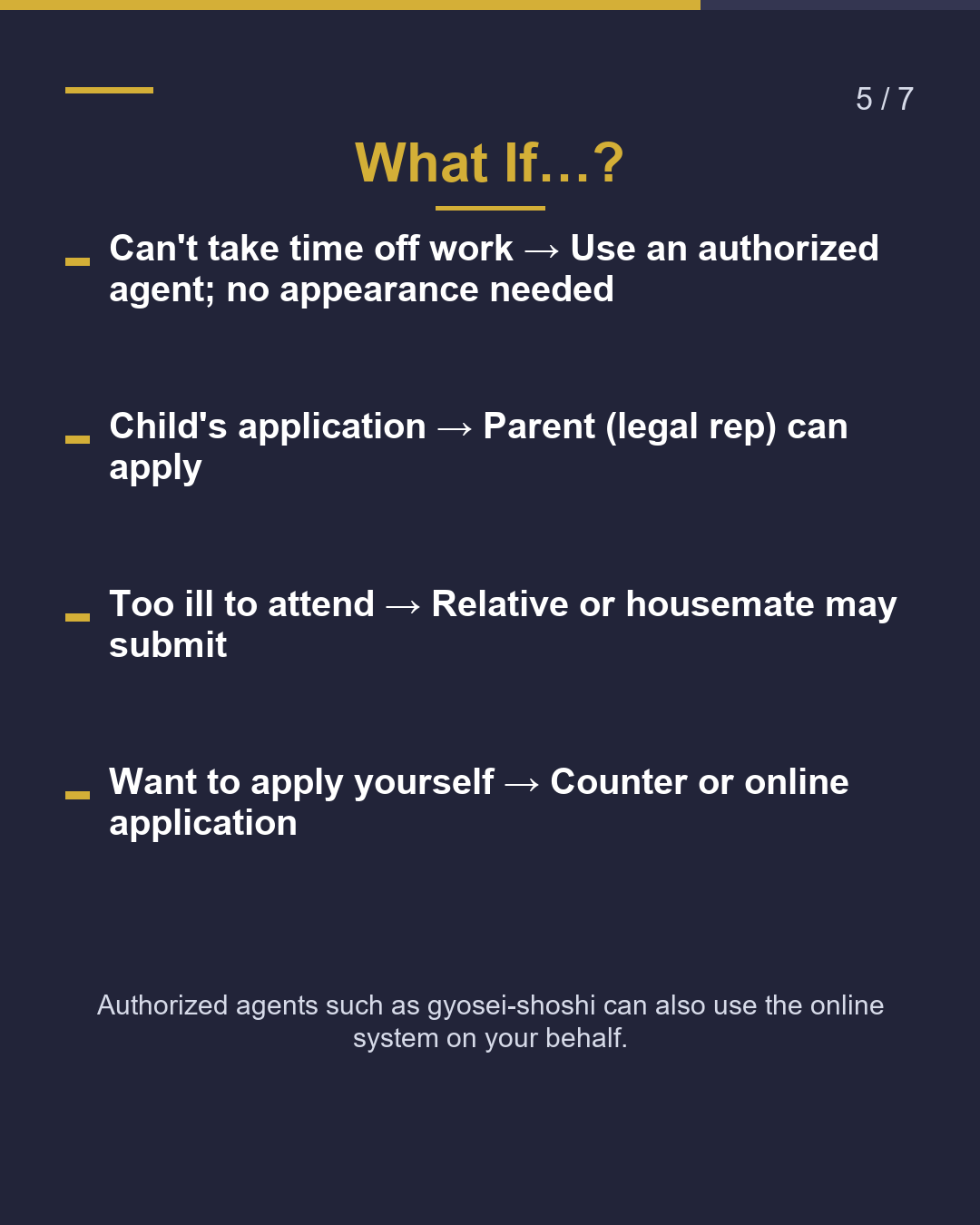 Residence Applications Who Can Submit?（5/7）