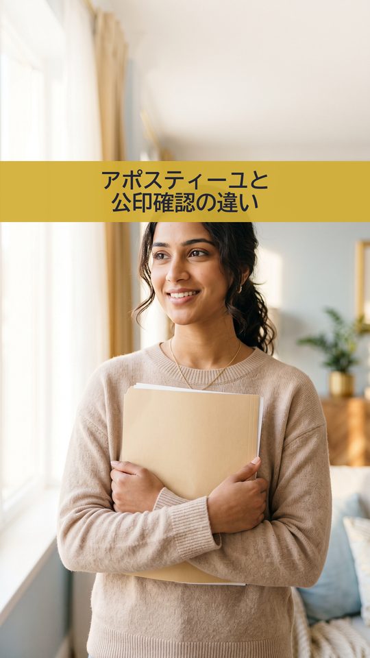 アポスティーユと公印確認の違い|2026年版