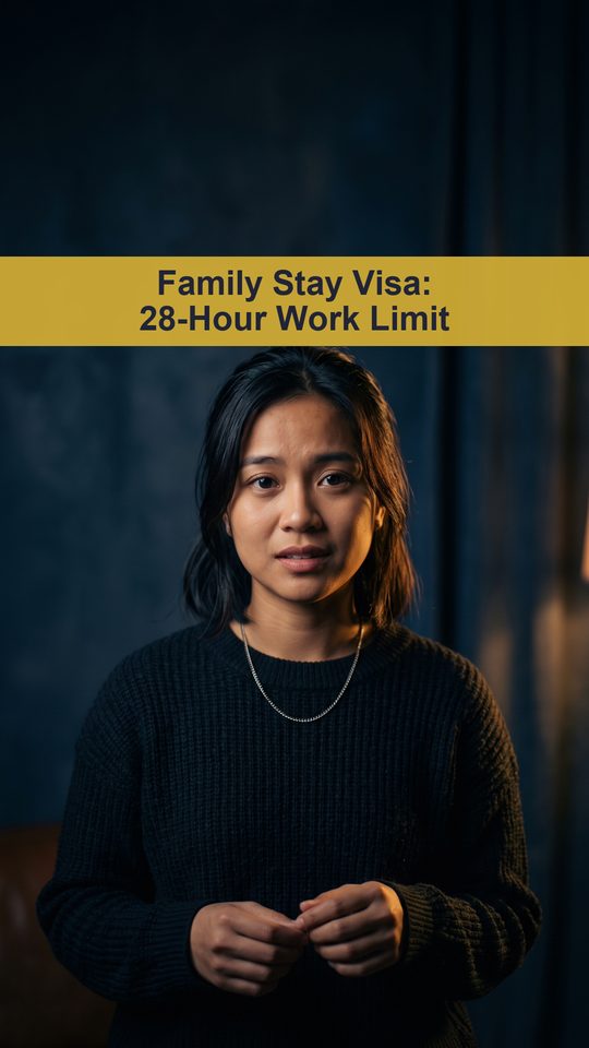 Do you know the work rules for a Family Stay visa?