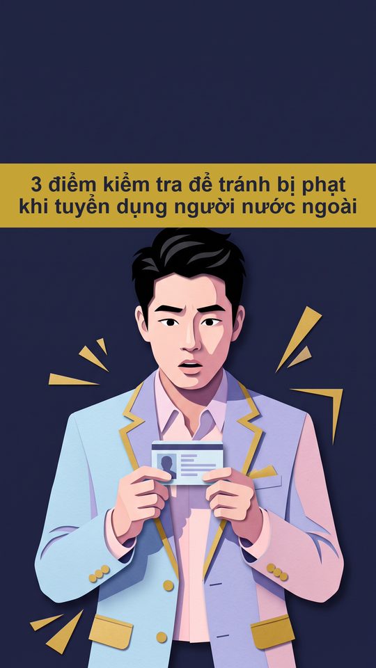 Khi tuyển dụng người nước ngoài, lý do 「không biết」sẽ không được chấp nhận⚠️