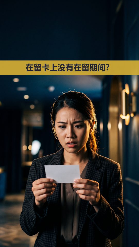 新的在留卡上没有在留期间……这是设计规格。