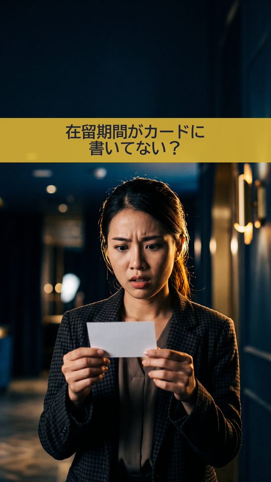 【2026年8月】新様式在留カードの在留期間確認方法