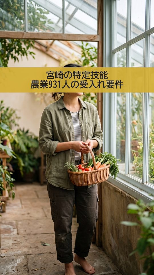 宮崎の特定技能は農業が最多|931人・受入れ要件を解説